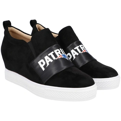 Shop Cuce New England Patriots Safety Slip-on Shoes In Black
