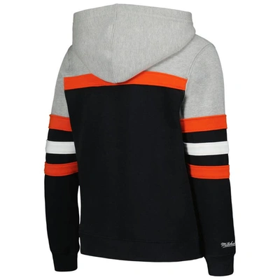 Shop Mitchell & Ness Youth  Gray Philadelphia Flyers Head Coach Pullover Hoodie