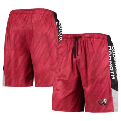 Foco Red Colorado Mammoth Static Mesh Shorts In Red