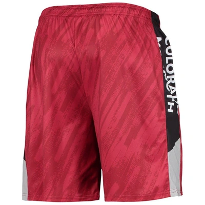 Foco Red Colorado Mammoth Static Mesh Shorts In Red