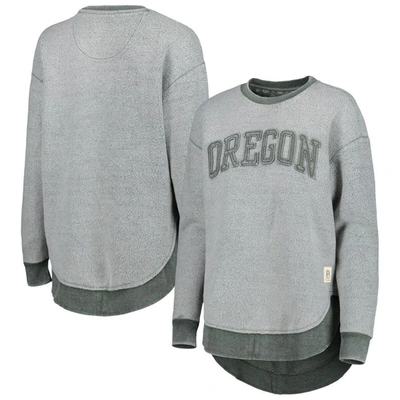 Shop Pressbox Green Oregon Ducks Ponchoville Pullover Sweatshirt
