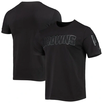 Shop Pro Standard Black Cleveland Browns Logo Pro Team Shirt