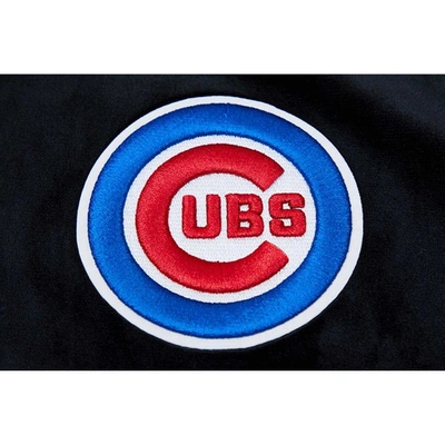 Shop Pro Standard Black Chicago Cubs Classic Velour Full-zip Hoodie Track Jacket