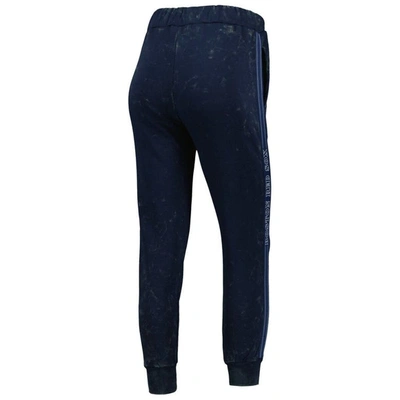 Shop The Wild Collective Navy Boston Red Sox Marble Jogger Pants
