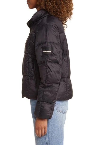 Shop Iets Frans Square Quilted Puffer Jacket In Black