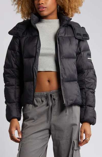 Shop Iets Frans Square Quilted Puffer Jacket In Black