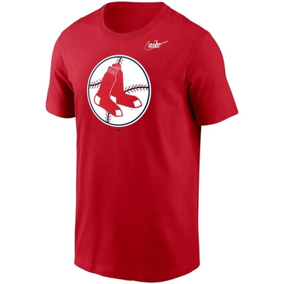 Shop Nike Red Boston Red Sox Cooperstown Collection Logo T-shirt