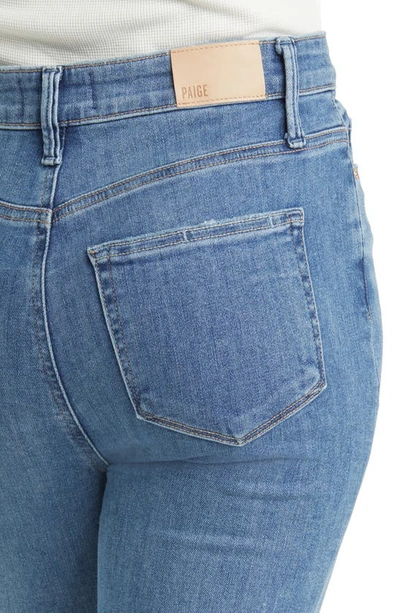 Shop Paige Claudine High Waist Ankle Flare Jeans In Perspective