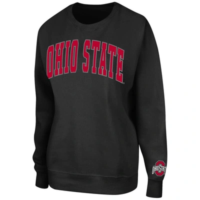 Shop Colosseum Black Ohio State Buckeyes Campanile Pullover Sweatshirt