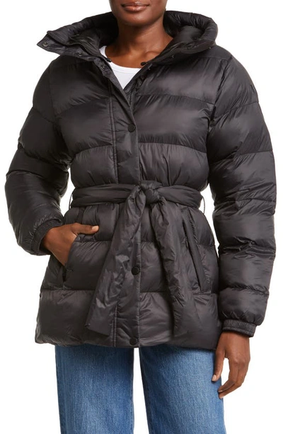 Shop Helly Hansen Grace Puffy Quilted Parka In Black