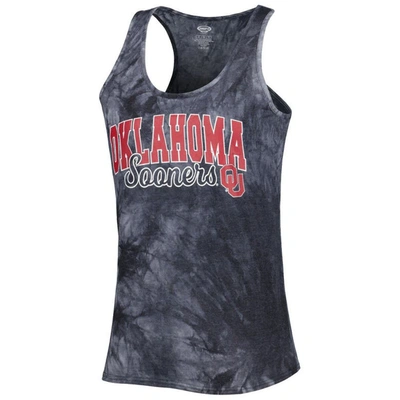 Shop Concepts Sport Charcoal Oklahoma Sooners Billboard Tie-dye Tank And Shorts Sleep Set