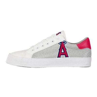 Shop Foco Los Angeles Angels Glitter Sneakers In White