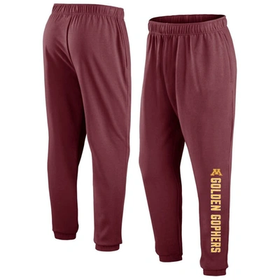 Shop Fanatics Branded Maroon Minnesota Golden Gophers Chop Block Fleece Sweatpants