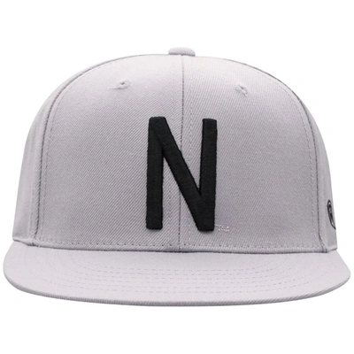 Shop Top Of The World Gray Nebraska Huskers Fitted Hat