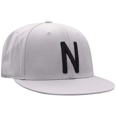 Shop Top Of The World Gray Nebraska Huskers Fitted Hat