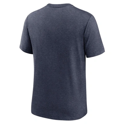 Shop Nike Heather Navy New England Patriots Team Tri-blend T-shirt