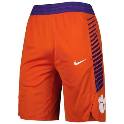 Shop Nike Orange Clemson Tigers Replica Team Basketball Shorts