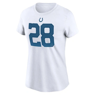 Shop Nike Jonathan Taylor White Indianapolis Colts Player Name & Number T-shirt