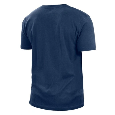 Shop New Era Navy Tennessee Titans 2022 Sideline Ink Dye T-shirt