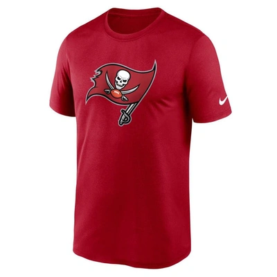 Shop Nike Red Tampa Bay Buccaneers Legend Logo Performance T-shirt