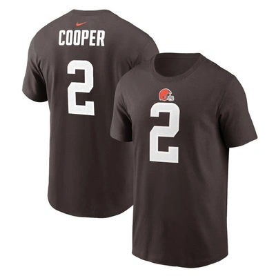 Shop Nike Amari Cooper Brown Cleveland Browns Player Name & Number T-shirt