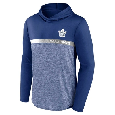 Shop Fanatics Branded Blue Toronto Maple Leafs Podium Defender Pullover Hoodie