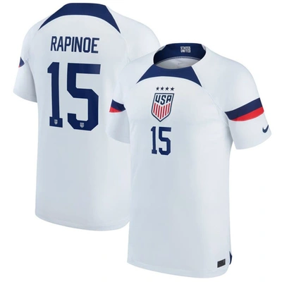 Shop Nike Youth  Megan Rapinoe White Uswnt 2022/23 Home Breathe Stadium Replica Player Jersey