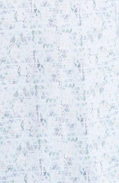Bugatchi Victor Ooohcotton® Microprint Polo In Air-blue