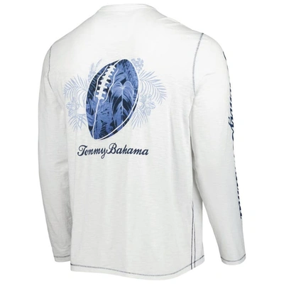 Shop Tommy Bahama White Chicago Bears Laces Out Billboard Long Sleeve T-shirt