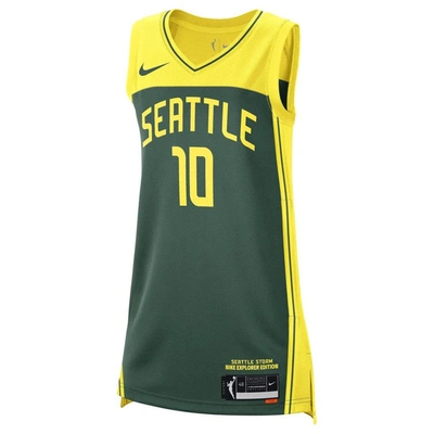 Shop Nike Sue Bird Green Seattle Storm 2021 Explorer Edition Victory Player Jersey