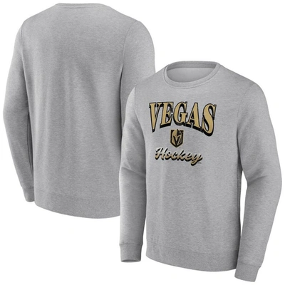 Shop Fanatics Branded Heather Gray Vegas Golden Knights Special Edition 2.0 Pullover Sweatshirt