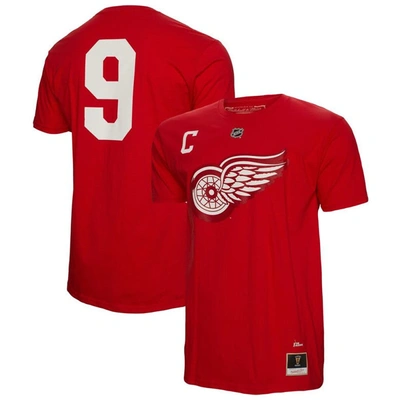 Shop Mitchell & Ness Gordie Howe Red Detroit Red Wings Captain Patch Name & Number T-shirt