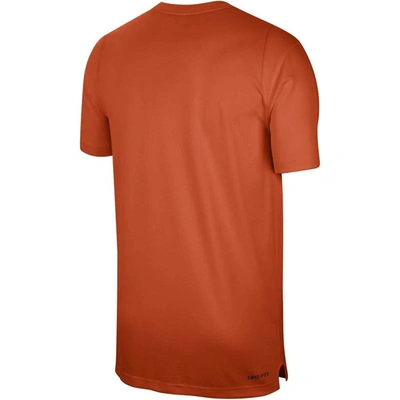 Shop Nike Orange Clemson Tigers Sideline Coaches Performance Top
