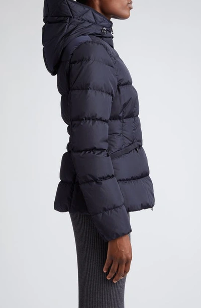 Shop Moncler Avoce Water Repellent Down Puffer Jacket In Navy