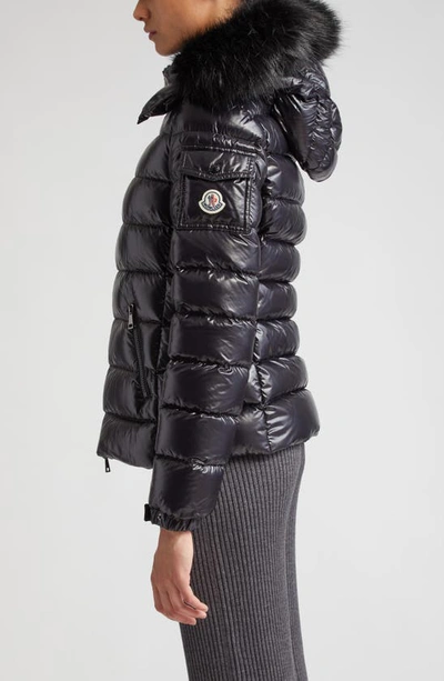 Shop Moncler Badyf Hooded Down Jacket In Black