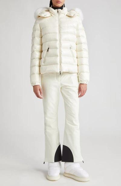 Shop Moncler Badyf Hooded Down Jacket In White