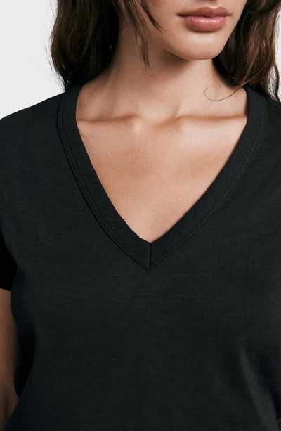 Rag & Bone Surplus Stretch Modal And Cotton-blend Jersey T-shirt In Blk