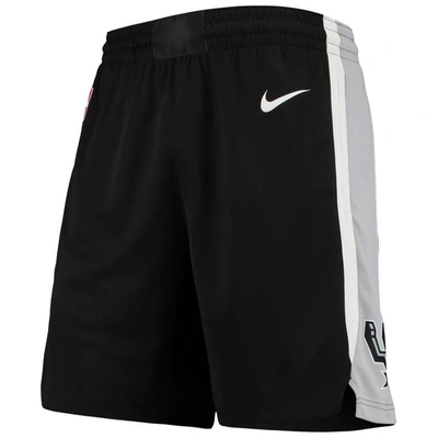 Shop Nike Black 2019/20 San Antonio Spurs Icon Edition Swingman Shorts