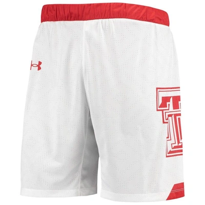 Shop Under Armour White Texas Tech Red Raiders Alternate Replica Basketball Shorts