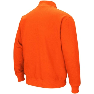 Shop Colosseum Orange Auburn Tigers Tortugas Logo Quarter-zip Pullover Jacket
