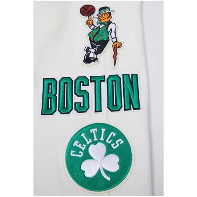 Shop Pro Standard Cream Boston Celtics Retro Classic Fleece Sweatpants