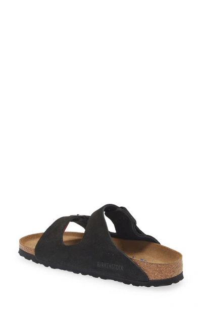 Shop Birkenstock Soft Slide Sandal In Black