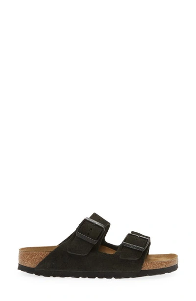 Shop Birkenstock Soft Slide Sandal In Black