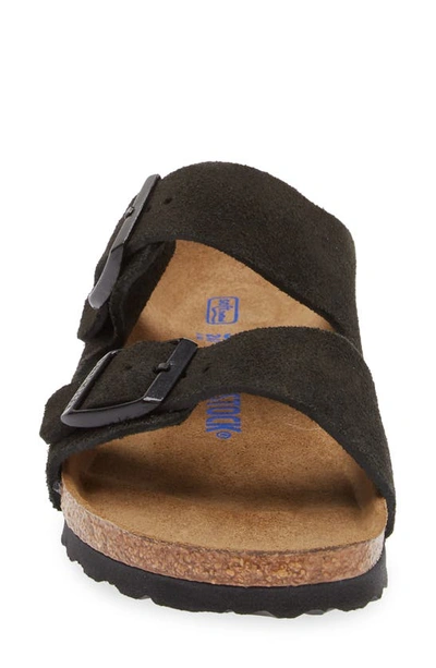 Birkenstock Arizona Soft Slide Sandal In Black