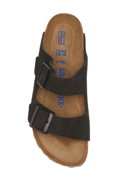 Shop Birkenstock Soft Slide Sandal In Black