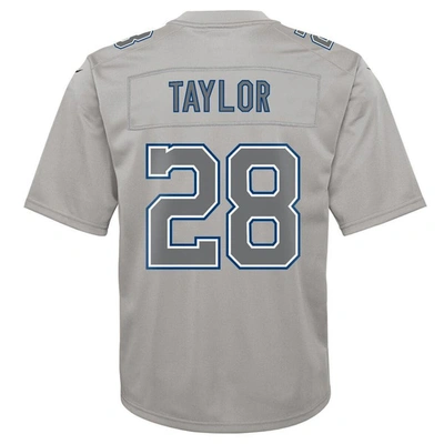 Shop Nike Youth  Jonathan Taylor Gray Indianapolis Colts Atmosphere Game Jersey