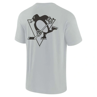 Shop Fanatics Signature Unisex  Gray Pittsburgh Penguins Elements Super Soft Short Sleeve T-shirt