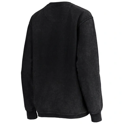 Shop Pressbox Black Colorado Buffaloes Comfy Cord Vintage Wash Basic Arch Pullover Sweatshirt