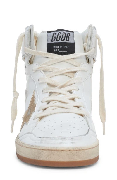 Shop Golden Goose Sky-star High Top Sneaker In White/ Gold