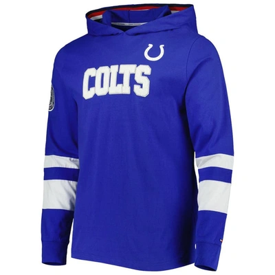 Shop Tommy Hilfiger Royal/white Indianapolis Colts Alex Long Sleeve Hoodie T-shirt